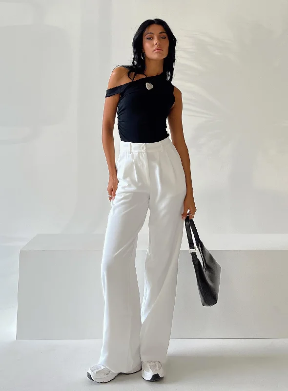 Women's Elegant Garments Archer Pants White