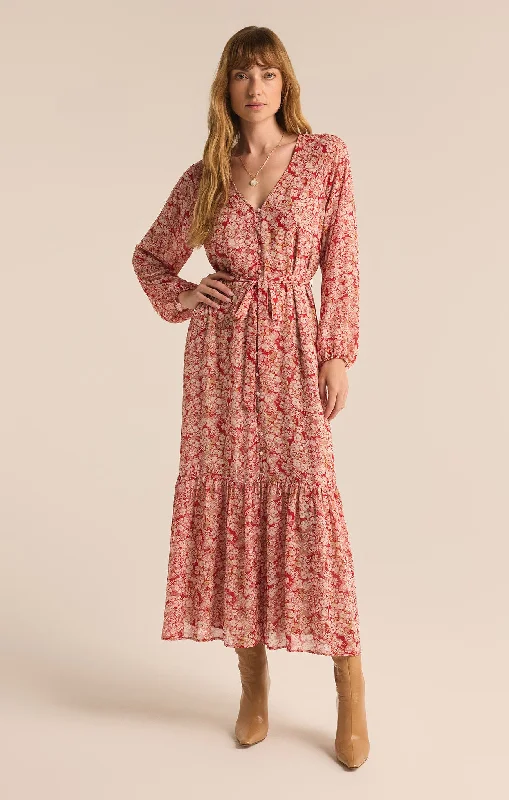 Women's Vacation Garments Della Floral Maxi Dress