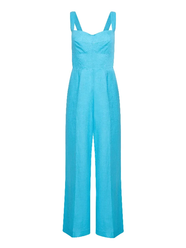 Women's Layered Outfit Rachel Jumpsuit in Atlantis