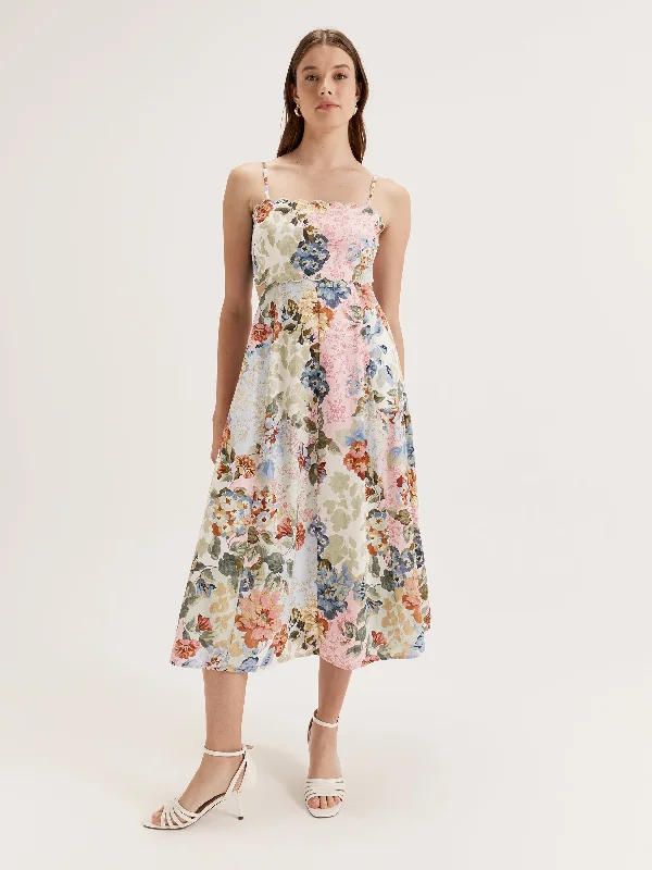 Affordable Luxury Women's Garments Summer Breeze Midi Dress