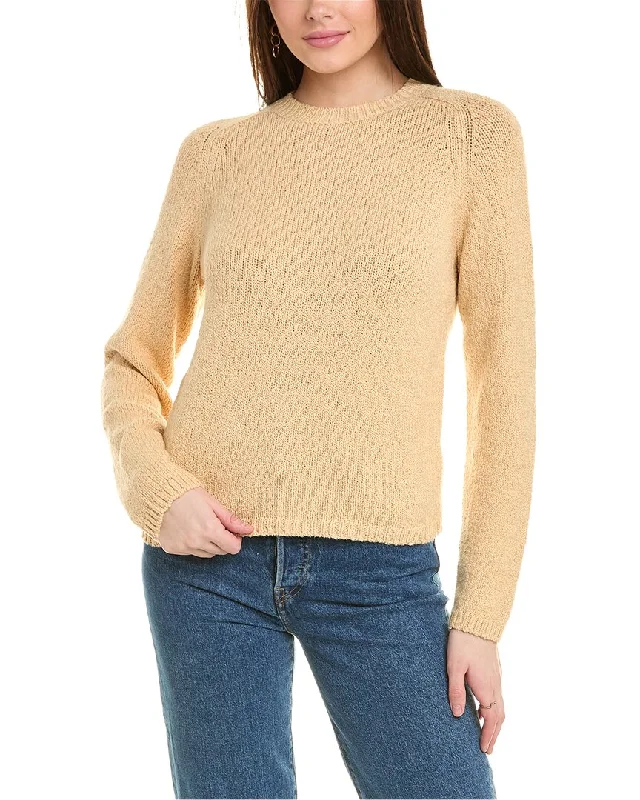 Women's Vintage-Inspired Outfit Vince Pebbled Crewneck Pullover