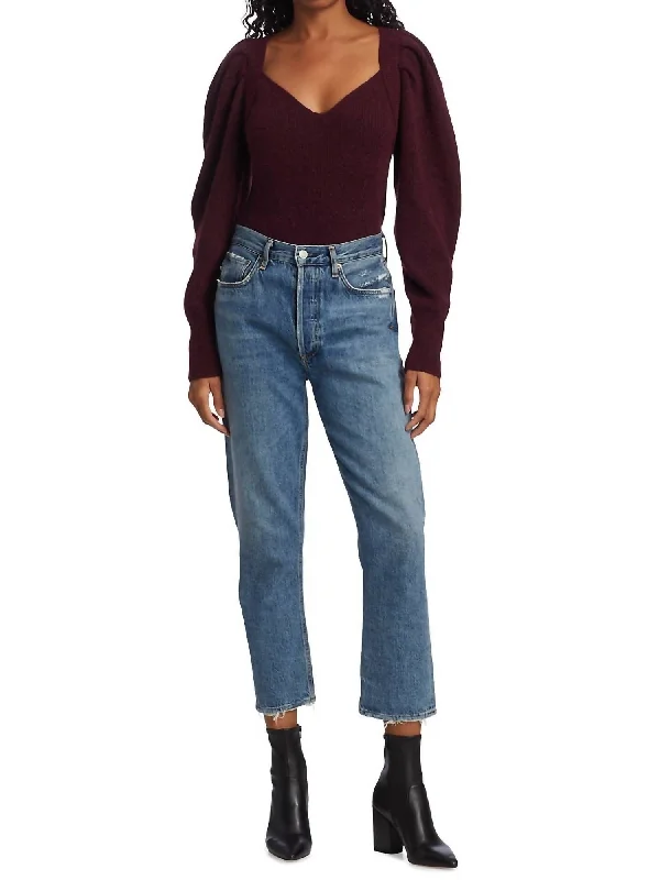 Timeless Women's Outfit Georgia Sweater In Port