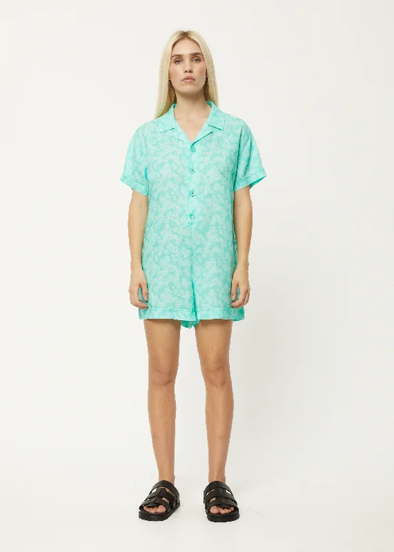 Casual Garments For Women AFENDS Womens Benny Kokomo - Playsuit - Jade Daisy