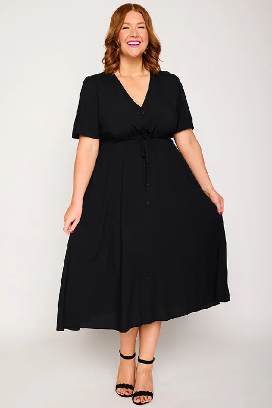 Women's Office Attire Michelle Black Dress