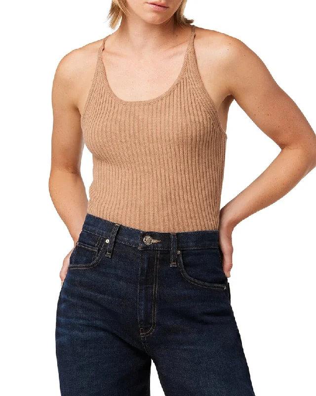 Chic Women's Attire HUDSON Jeans Knot Back Sweater Tank