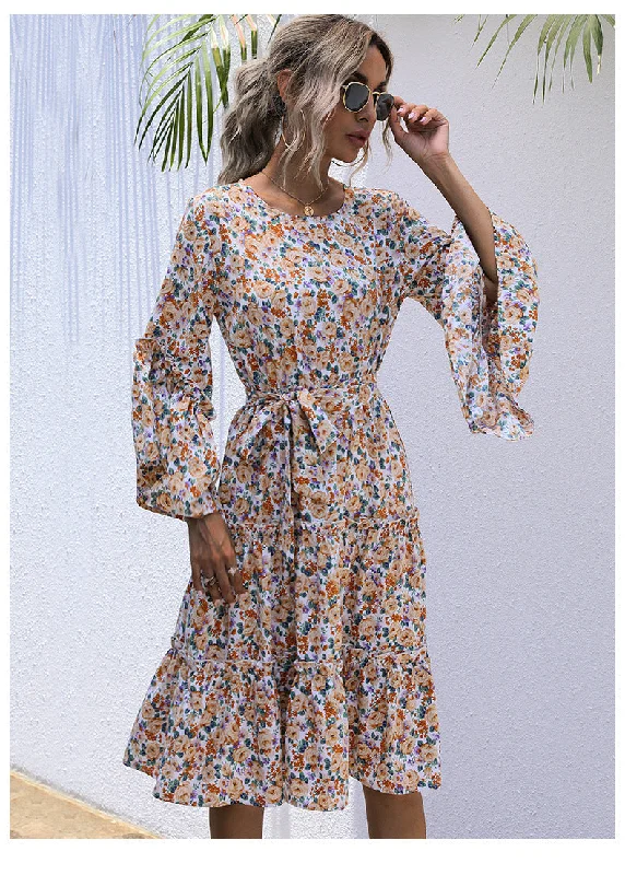 Women's Apparel And Garments Wholesome Floral Boho Maxi Dress