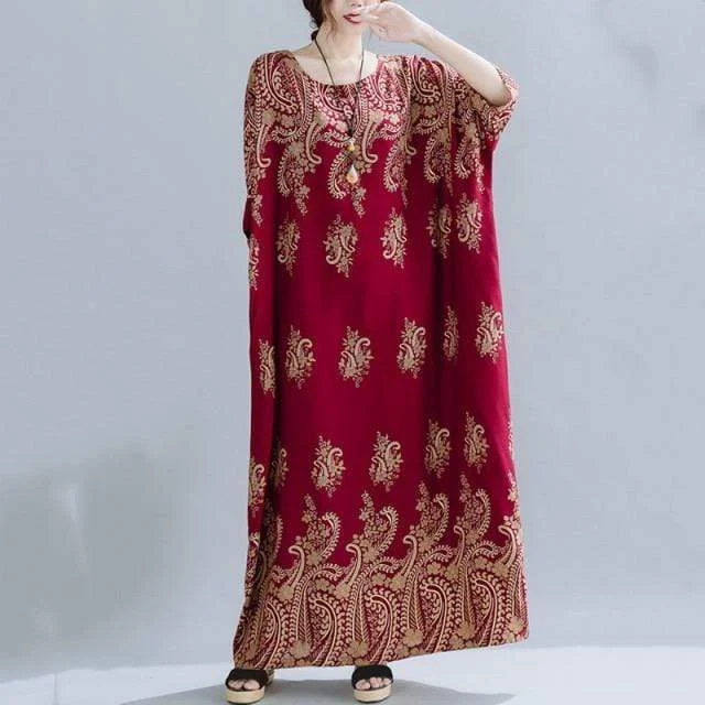 Vintage-Inspired Garments Imperial Beauty Kaftan Dress