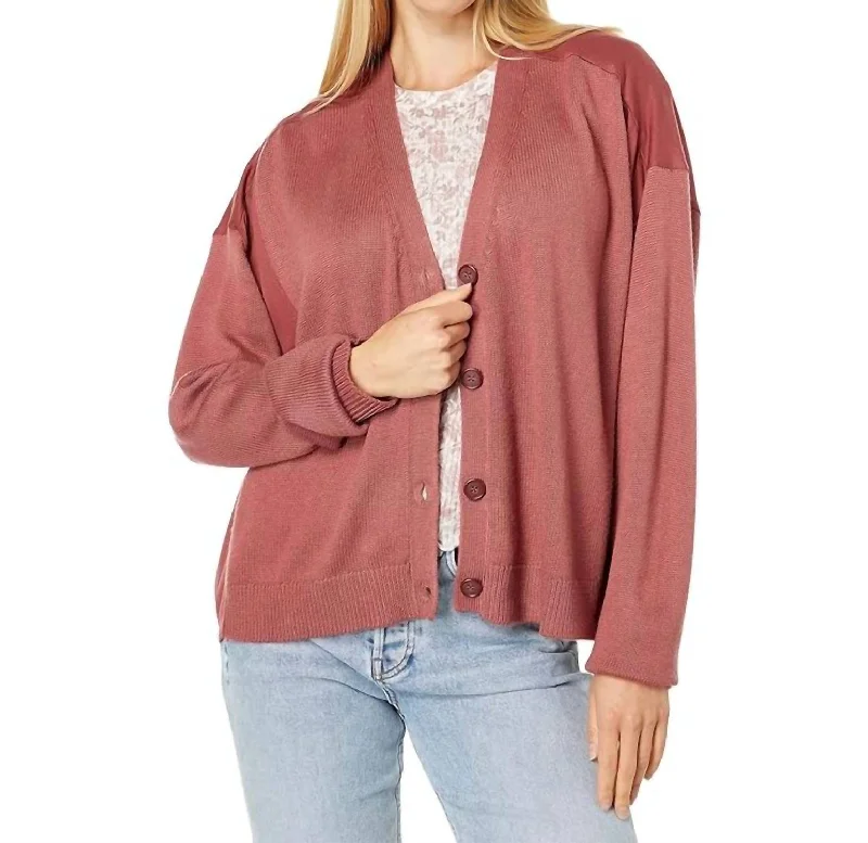 Women's Stylish Outdoor Outfit Corinne Cardigan In Penny