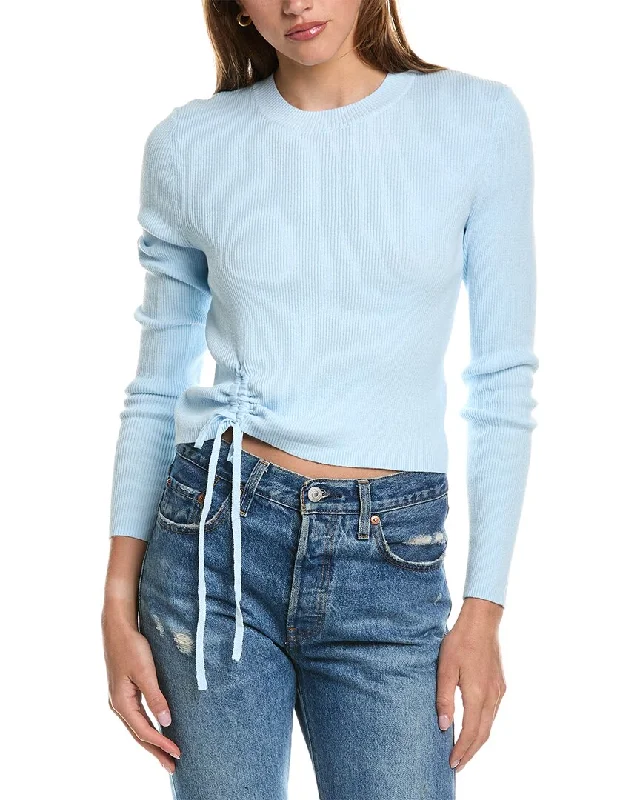 Women's Casual Attire 27 Miles Malibu Striped Cropped Sweater