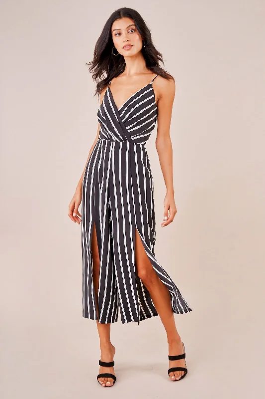 Women's Resort Attire Reeves Striped Wide Leg Jumpsuit