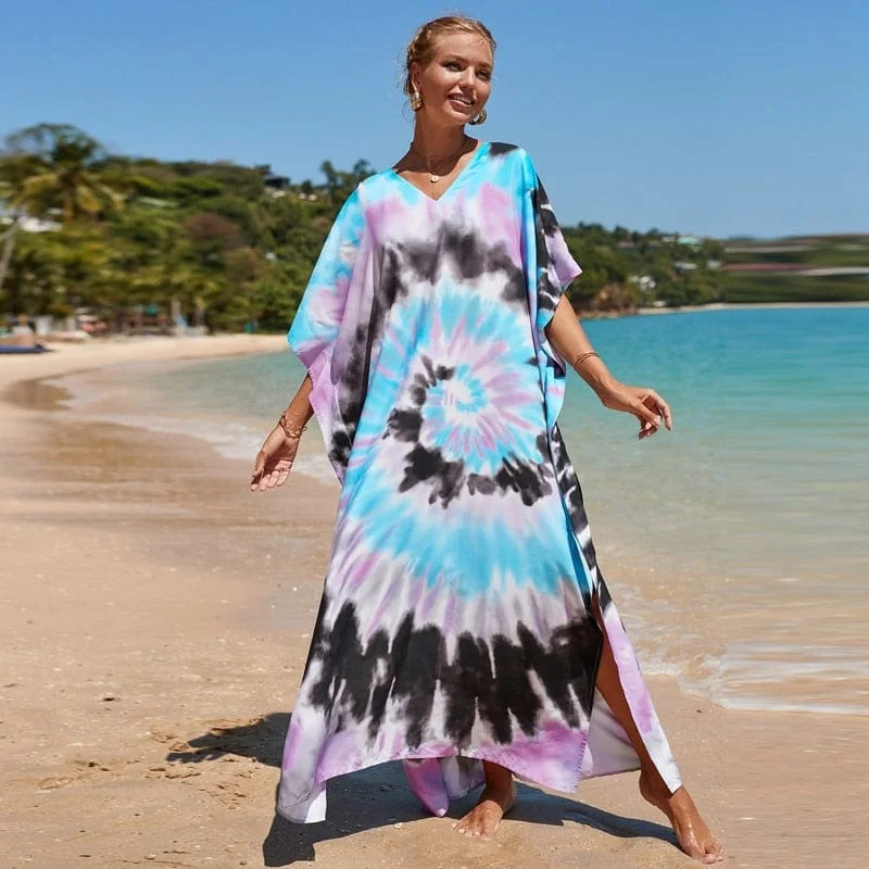 Women's Resort Attire Meadow Tie Dye Dress