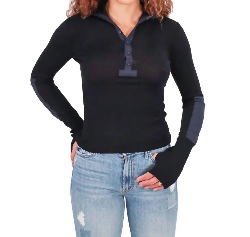 Women's Classic Attire Drew Pullover Sweater In Noir