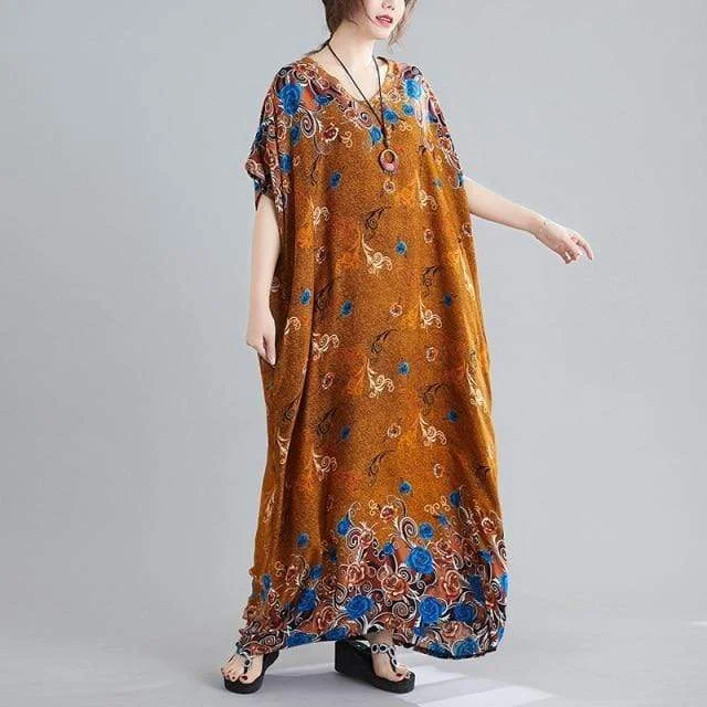 Women's Vacation Garments Monet Kaftan Dress