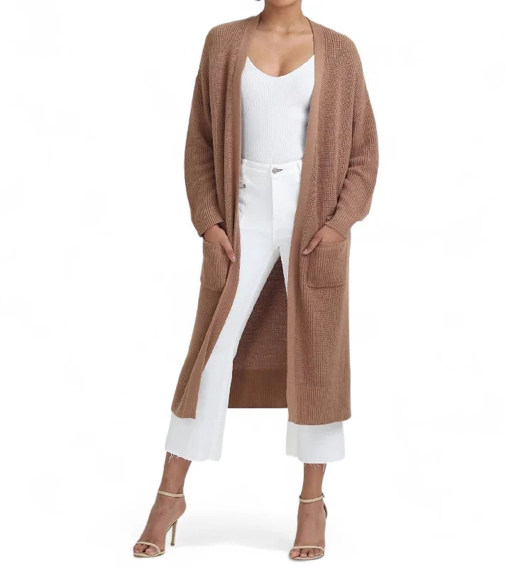 Women's Classic Attire Janice Cardigan In Cinnamon