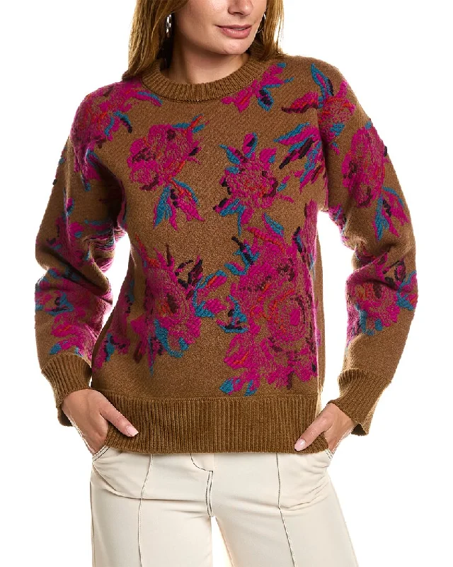 Women's High-Fashion Attire Ferragamo Wool & Cashmere-Blend Sweater