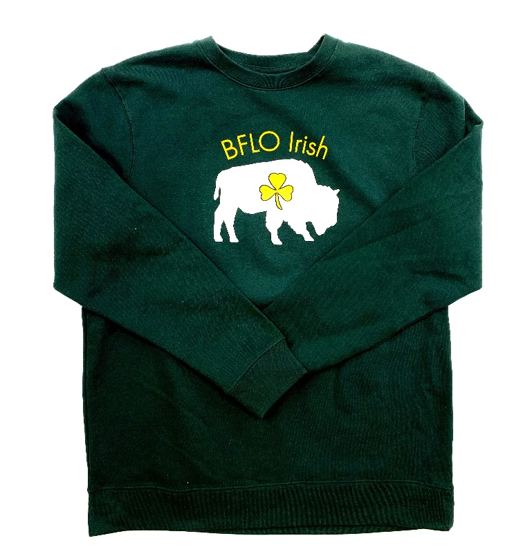 Women's Vacation Outfit BFLO Irish Crewneck Sweatshirt