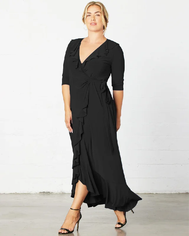 Women's Comfortable Lounge Attire Maritime Maxi Dress