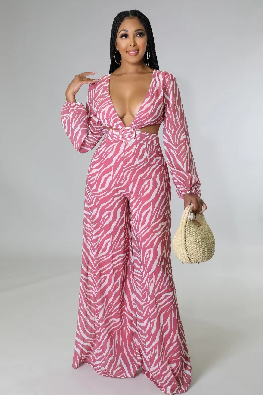 Women's Comfy Attire For Lounging Fierce Hottie Jumpsuit