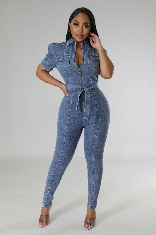 Women's Stylish Vacation Attire Marline Jumpsuit