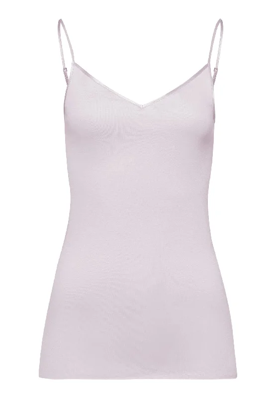 Women's Vintage Attire Cotton Seamless V-Neck Cotton Camisole | Lupine Love 71601-1486