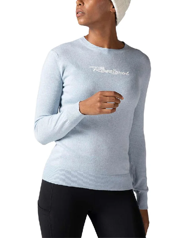 Comfortable Women's Attire Rossignol Signature Knit Wool & Cashmere-Blend Sweater