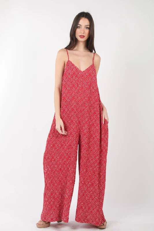 Women's Vacation Attire Block Party Jumpsuit