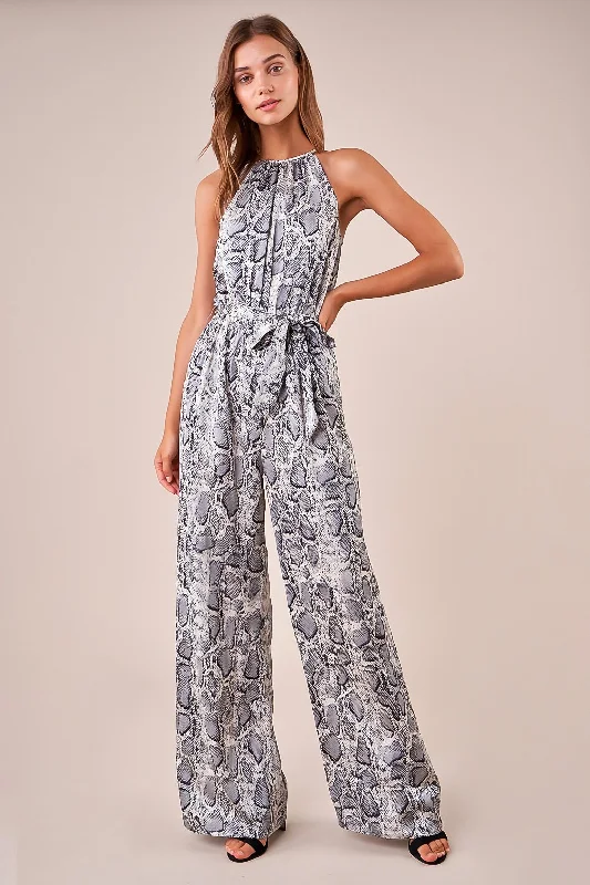 Affordable Women's Garments Gone Wild Snakeskin Jumpsuit