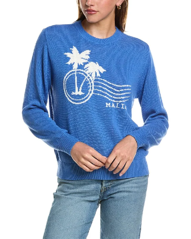 Women's Elegant Formal Outfit 27 Miles Malibu Postcard Graphic Pullover