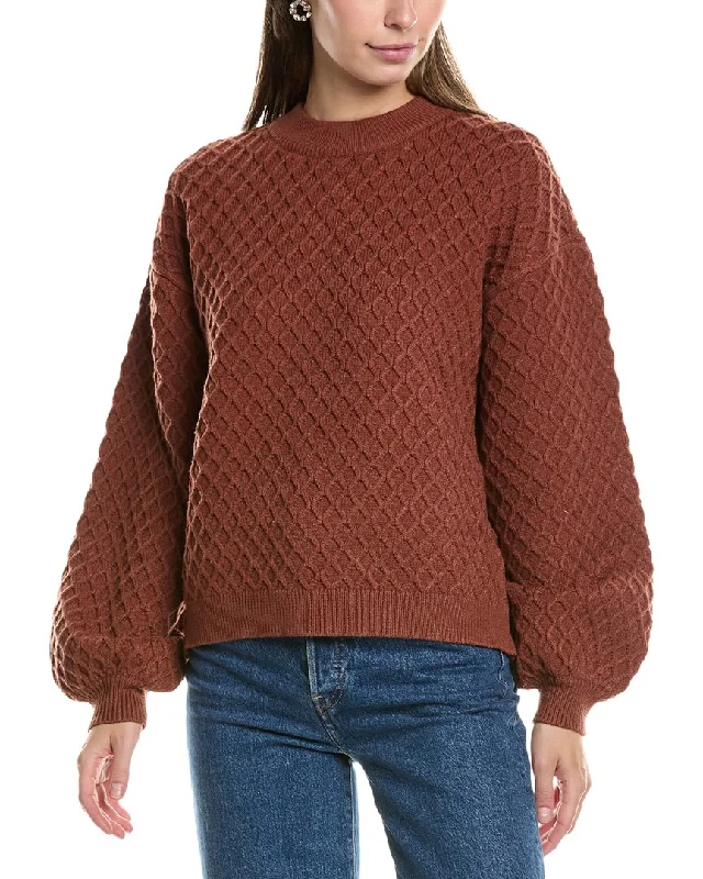 Women's Outerwear Garments CROSBY by Mollie Burch Miller Honeycomb Sweater