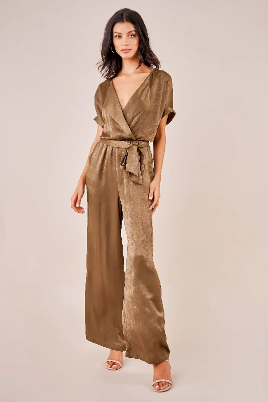 Women's Elegant Evening Attire Cadet Utility Jumpsuit