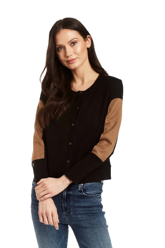 Women's Elegant Evening Attire Delilah Cardigan In Black