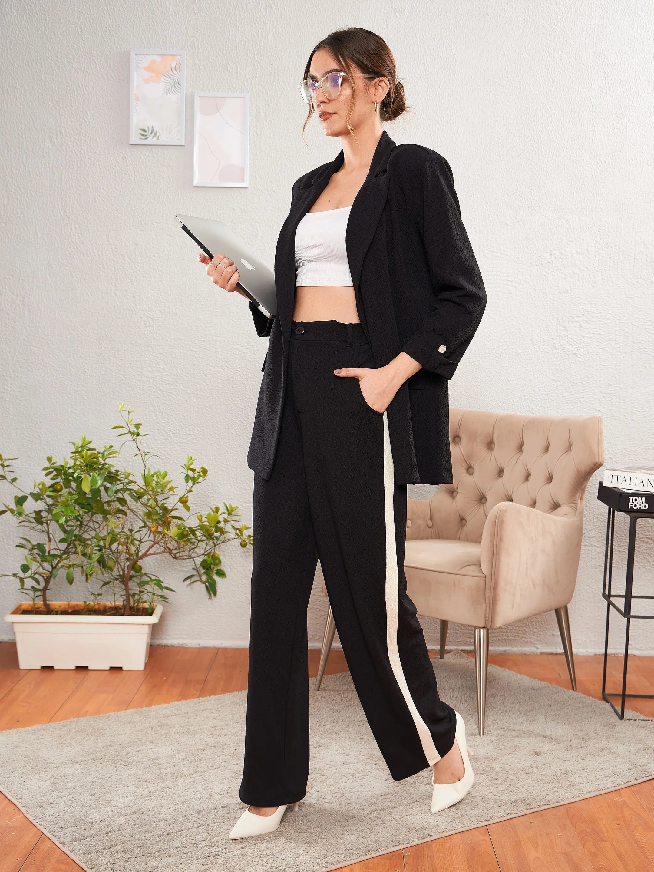 Women's Resort Attire Women Solid Standard Black Jumpsuits & Sets