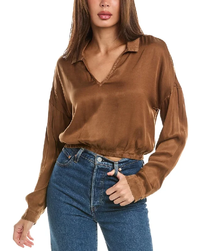 Stylish Women's Garments Bella Dahl Collar V-Neck Pullover