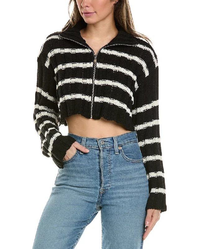 Women's Outerwear Garments Avantlook Turtleneck Crop Sweater