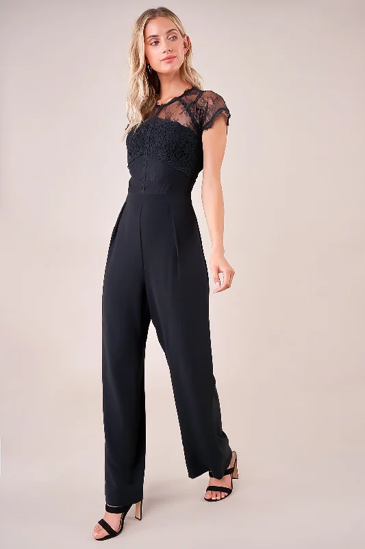 Formal Garments For Women Icona Lace Jumpsuit