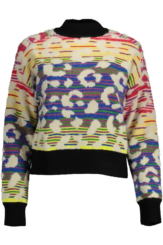 Women's Chic Outerwear Garments Desigual Chic  Contrasting Details Women's Sweater