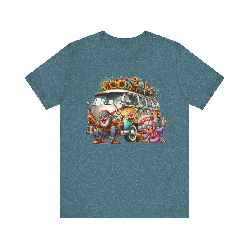 Women's Elegant Evening Attire Cartoon Van T-Shirt