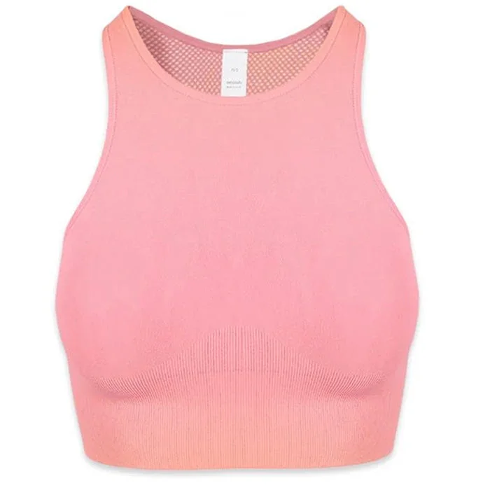 Women's Outfit For The Office Earth Crop Bra - Pink Oasis Mist