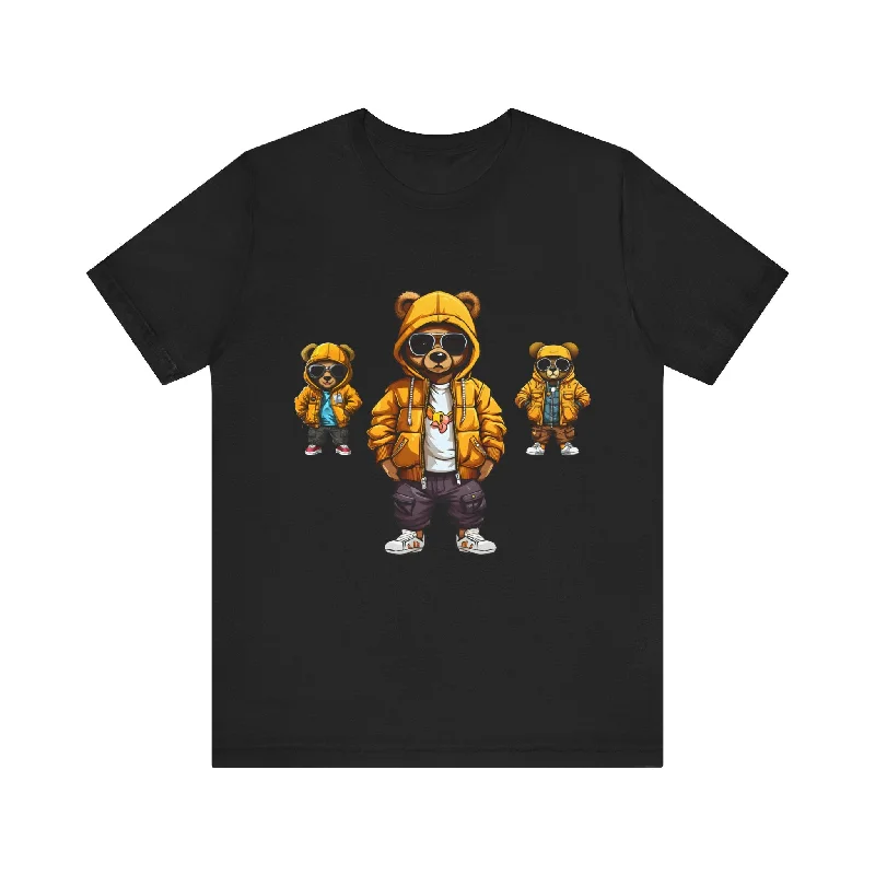 Women's Everyday Attire Hip - Hop Teddy Bear T-Shirt