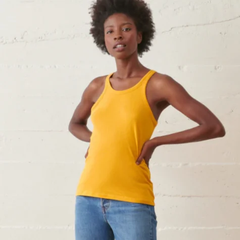 Women's Weekend Outfit Yellow No. 05 Tank Top