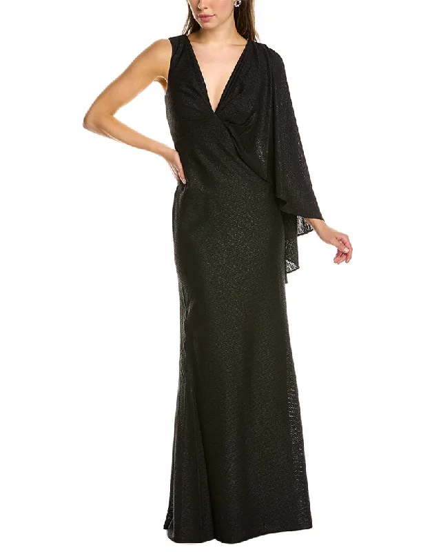 Women's Work Outfit Aidan Mattox One-Shoulder Gown