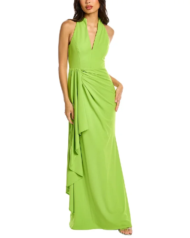 Women's Timeless Attire Badgley Mischka Side Drape Gown