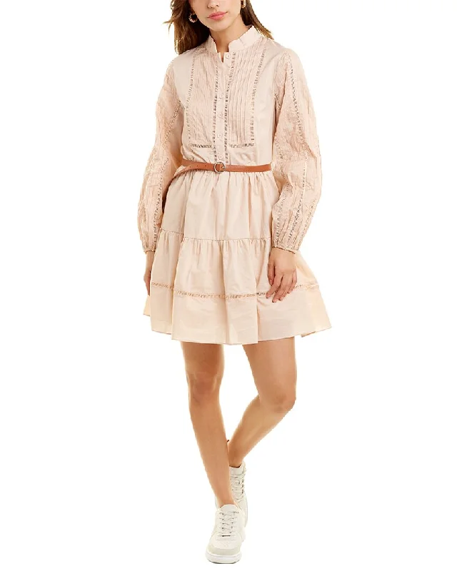 Vintage-Inspired Garments Beulah Long Sleeve Mini Dress