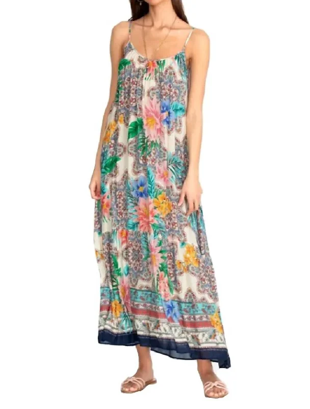 Women's Outerwear Attire Hosta Maxi Dress in Multi