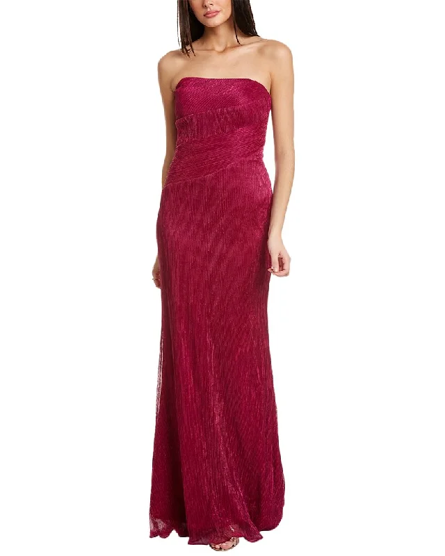 Charming Women's Outfit For Special Occasions Rene Ruiz Metallic Strapless Gown